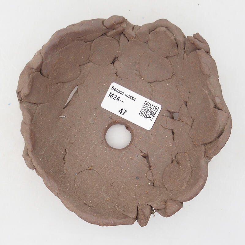 Keramikschale 13 x 13 x 5 cm, Farbe braun