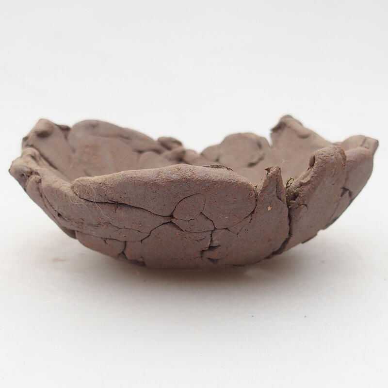 Keramikschale 13 x 13 x 5 cm, Farbe braun