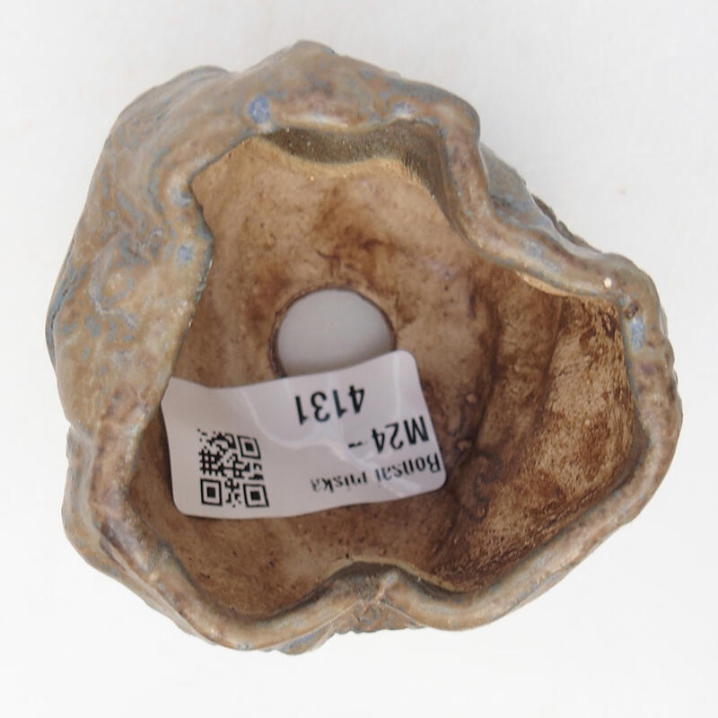 Keramikschale 6,5 x 6,5 x 5 cm, Farbe blau