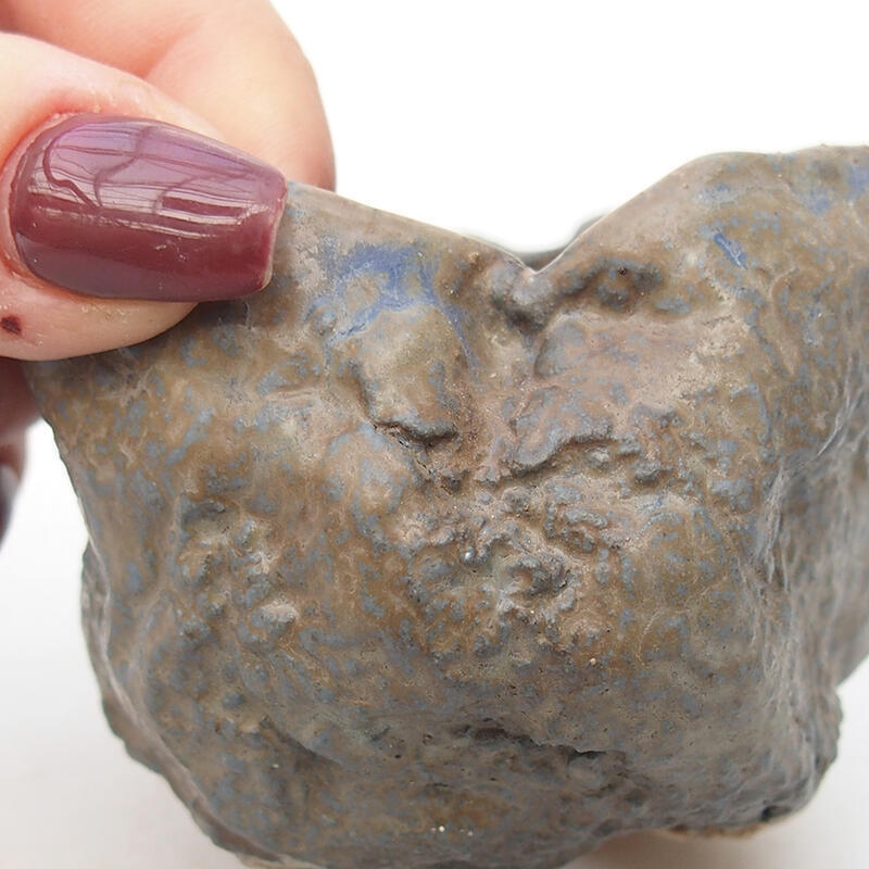 Keramikschale 6,5 x 6,5 x 5 cm, Farbe blau