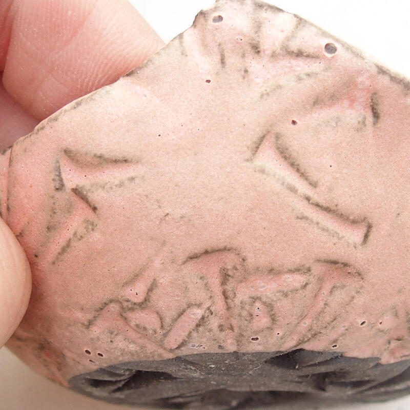 Keramikschale 7,5 x 7,5 x 4 cm, Farbe rosa