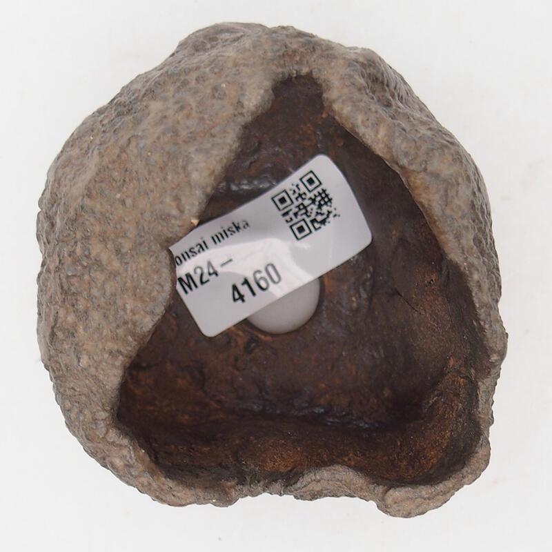 Keramikschale 7,5 x 7,5 x 8 cm, Farbe braun