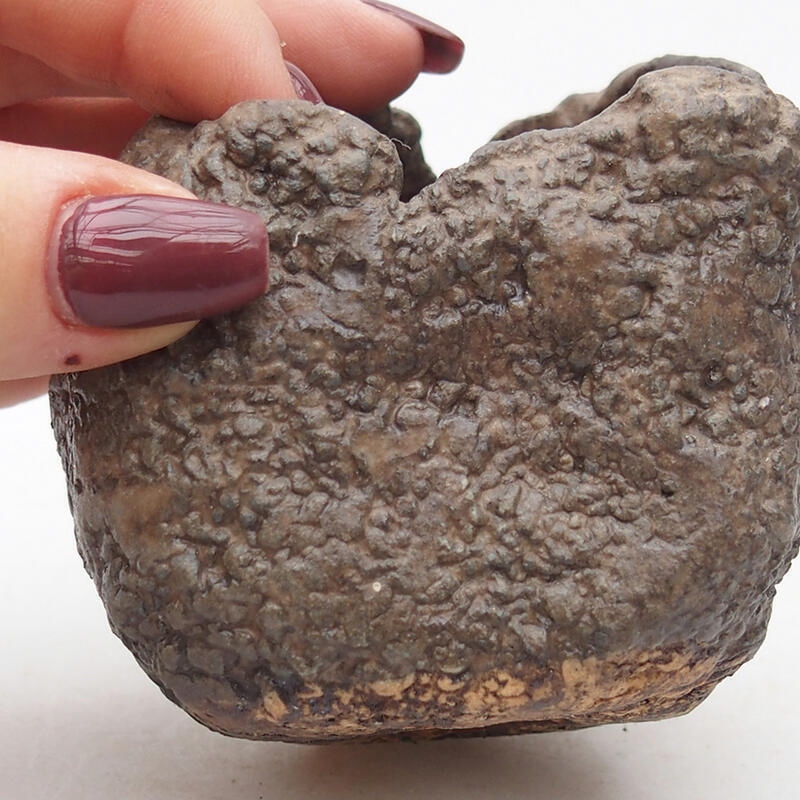Keramikschale 7,5 x 7,5 x 8 cm, Farbe braun