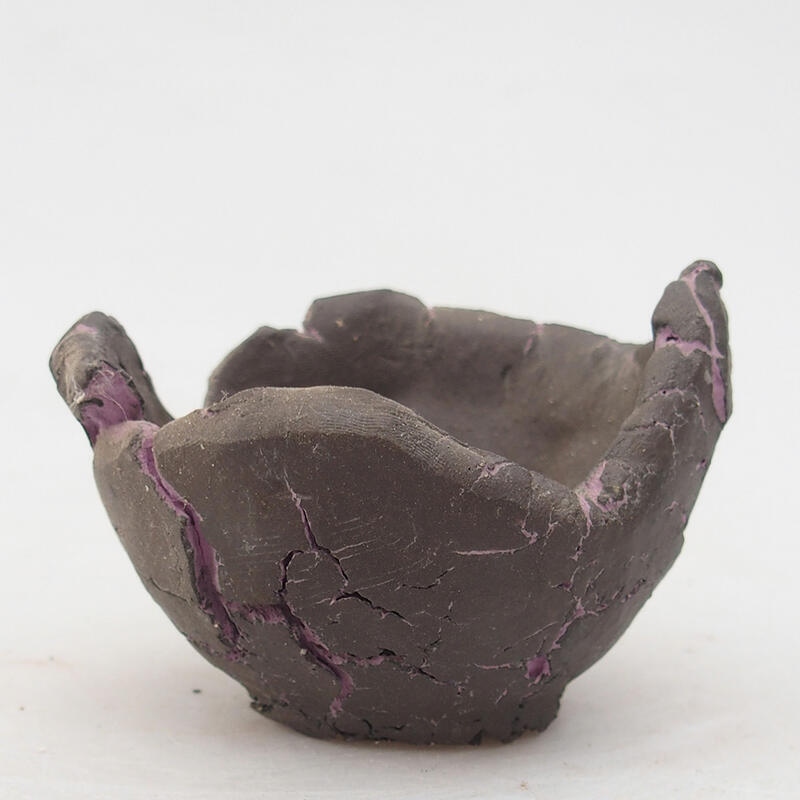 Keramikschale 7,5 x 7 x 6 cm, Farbe Lila