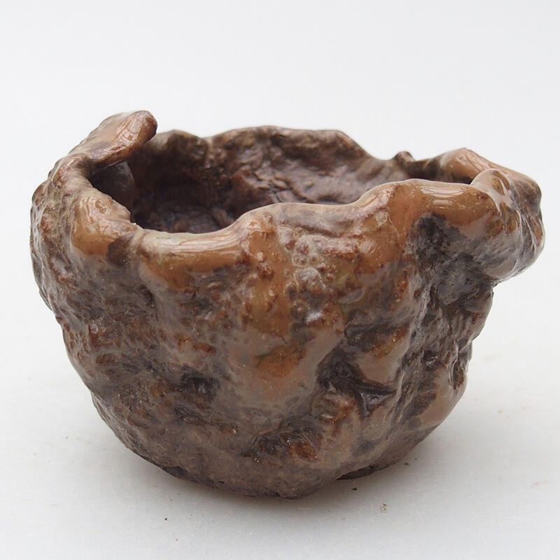 Keramikschale 7,5 x 7 x 6 cm, Farbe gelb