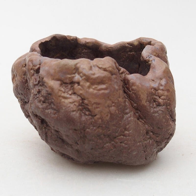 Keramikschale 7 x 6,5 x 5,5 cm, Farbe braun
