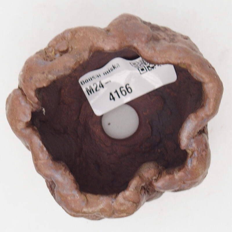 Keramikschale 7 x 6,5 x 5,5 cm, Farbe braun