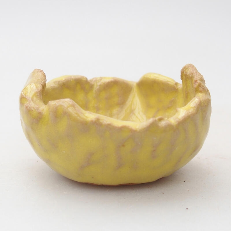 Keramikschale 7 x 6 x 3,5 cm, Farbe gelb