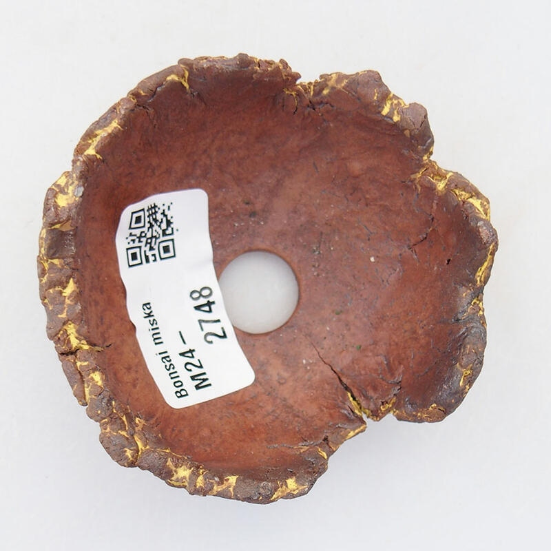 Keramikschale 7 x 7 x 3,5 cm, Farbe gelb