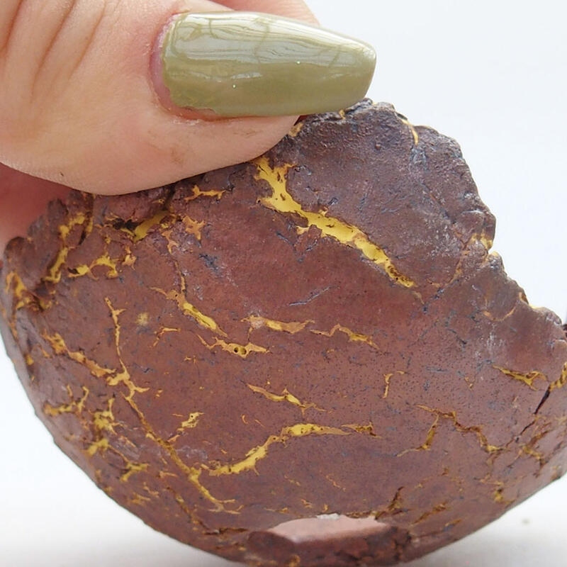 Keramikschale 7 x 7 x 3,5 cm, Farbe gelb