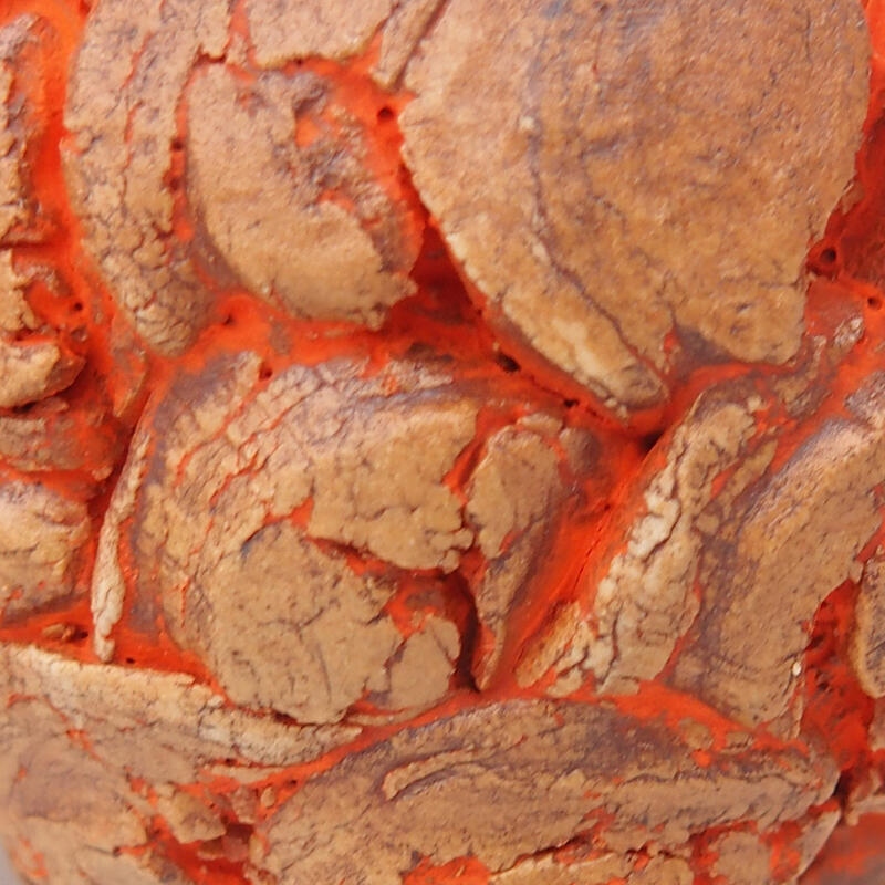 Keramikschale 7 x 7 x 4 cm, Farbe Orange