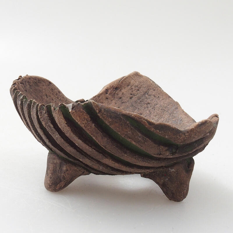Keramikschale 7 x 7 x 4 cm, Farbe grün