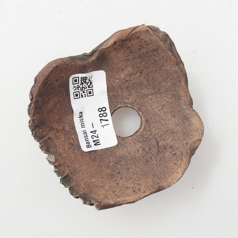 Keramikschale 7 x 7 x 4 cm, Farbe grün
