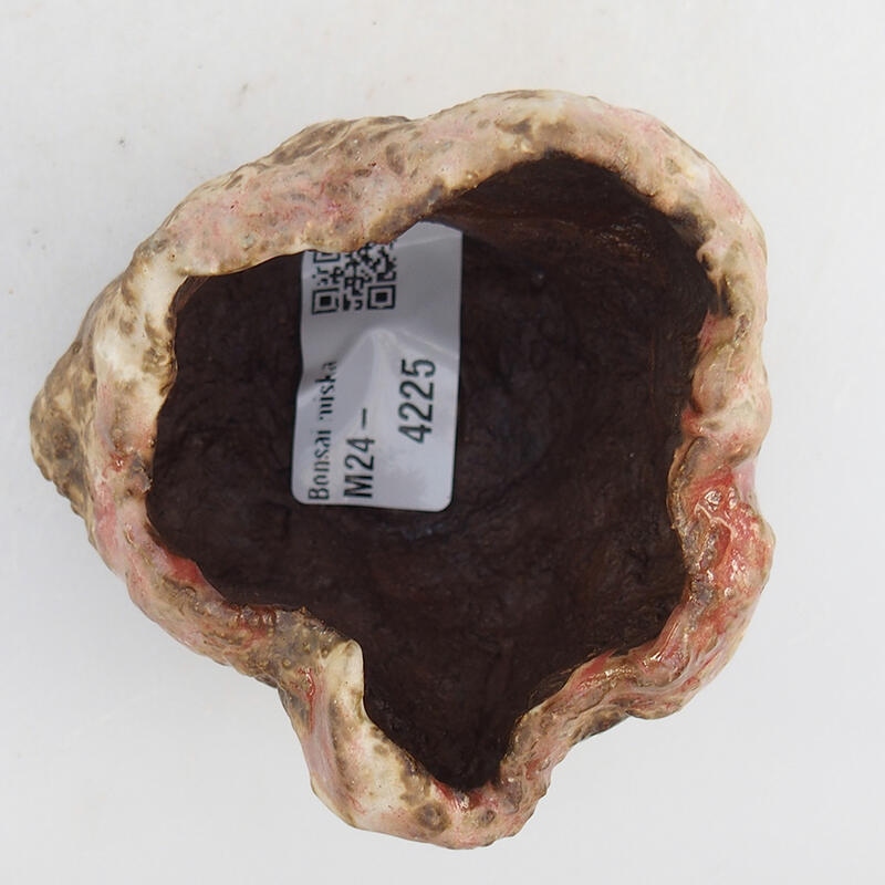 Keramikschale 7 x 7 x 5,5 cm, Farbe rosa
