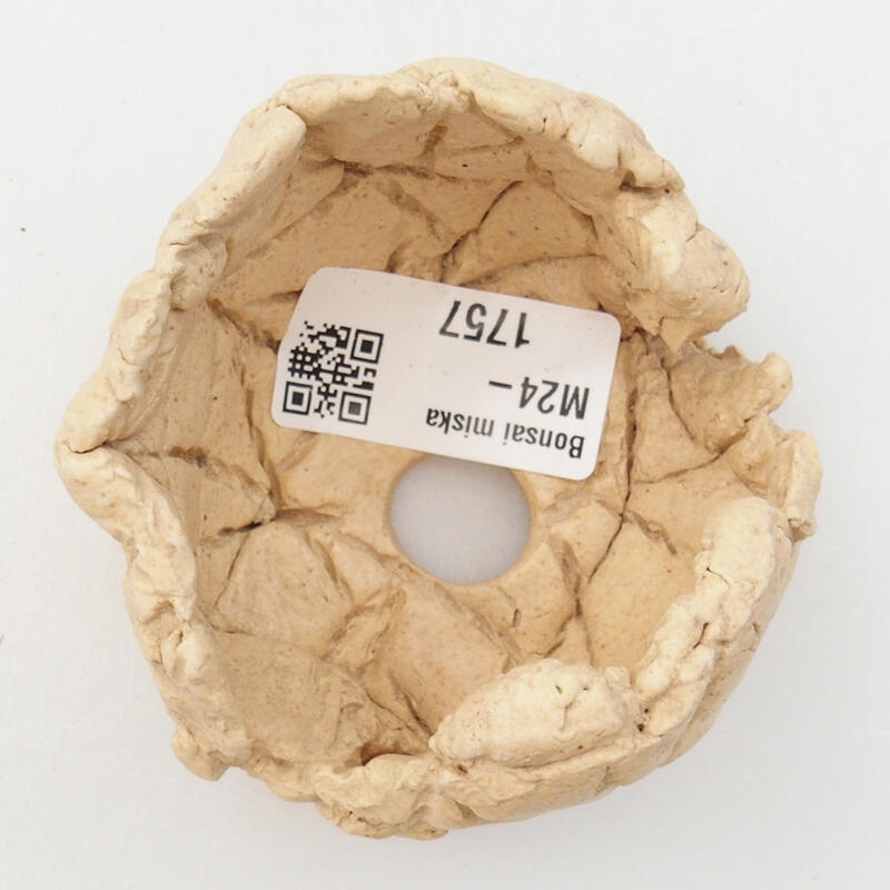 Keramikschale 7 x 7 x 5 cm, Farbe Beige
