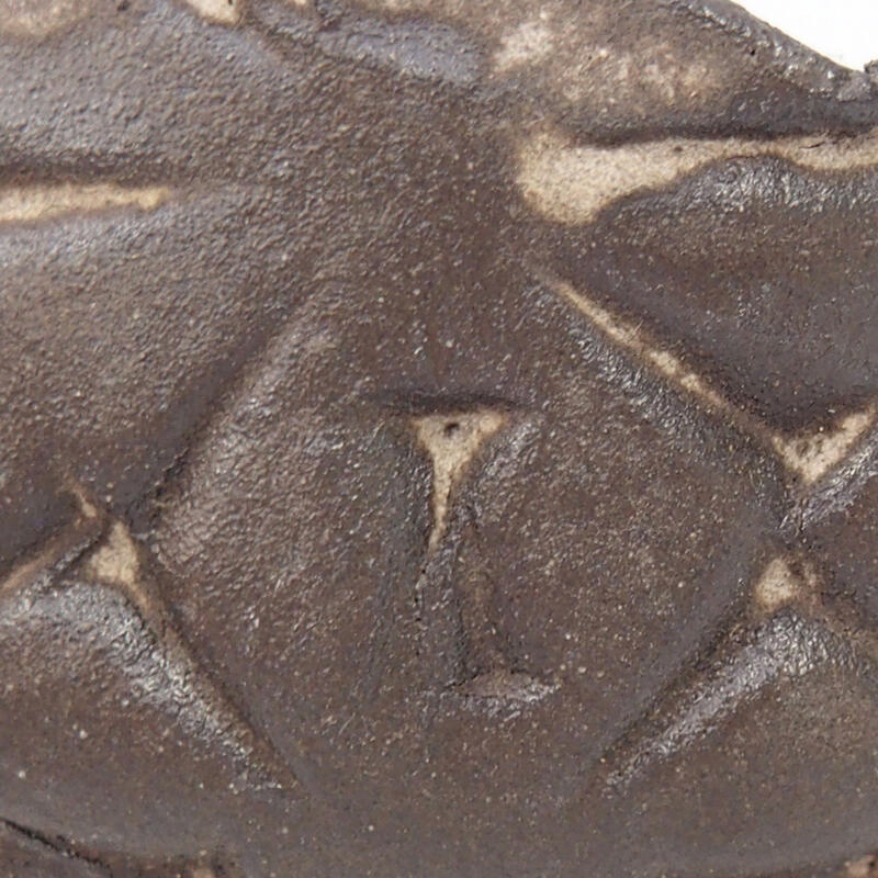 Keramikschale 8,5 x 8,5 x 4 cm, Farbe braun