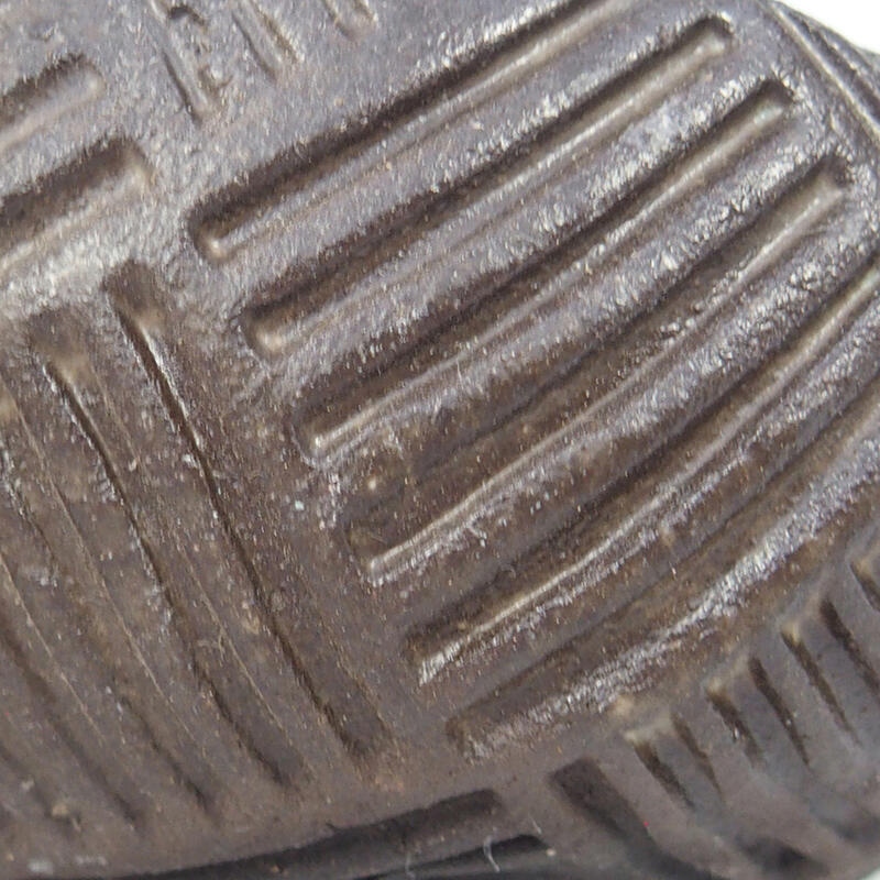Keramikschale 8,5 x 8 x 4 cm, Farbe braun