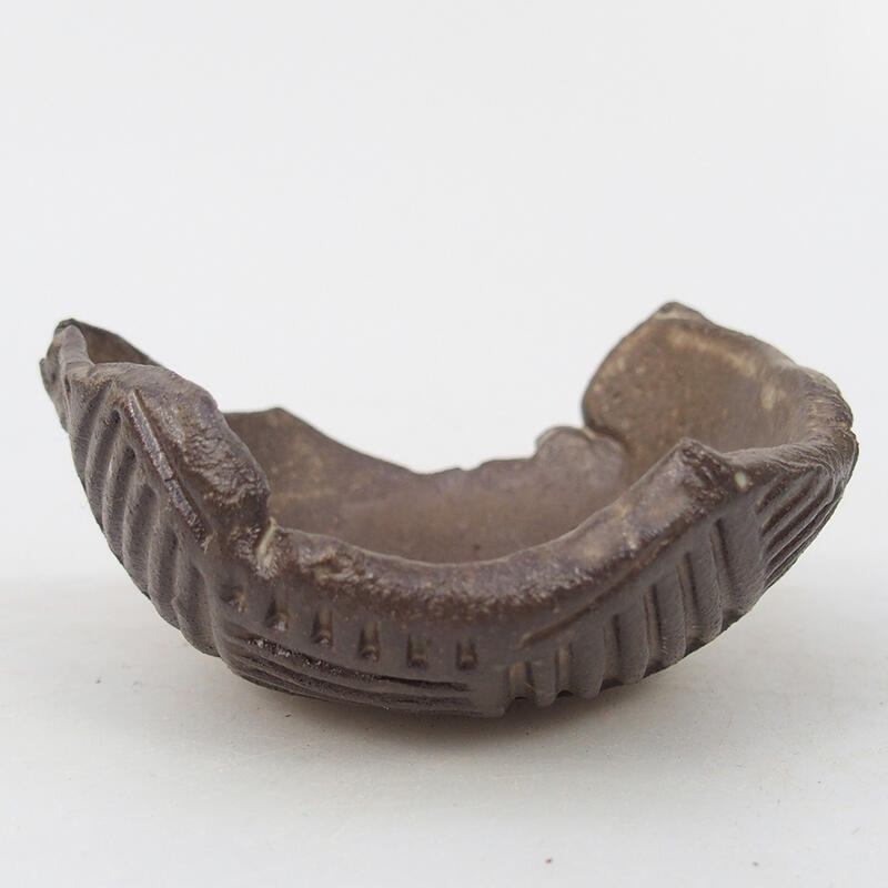 Keramikschale 8,5 x 8 x 4 cm, Farbe braun