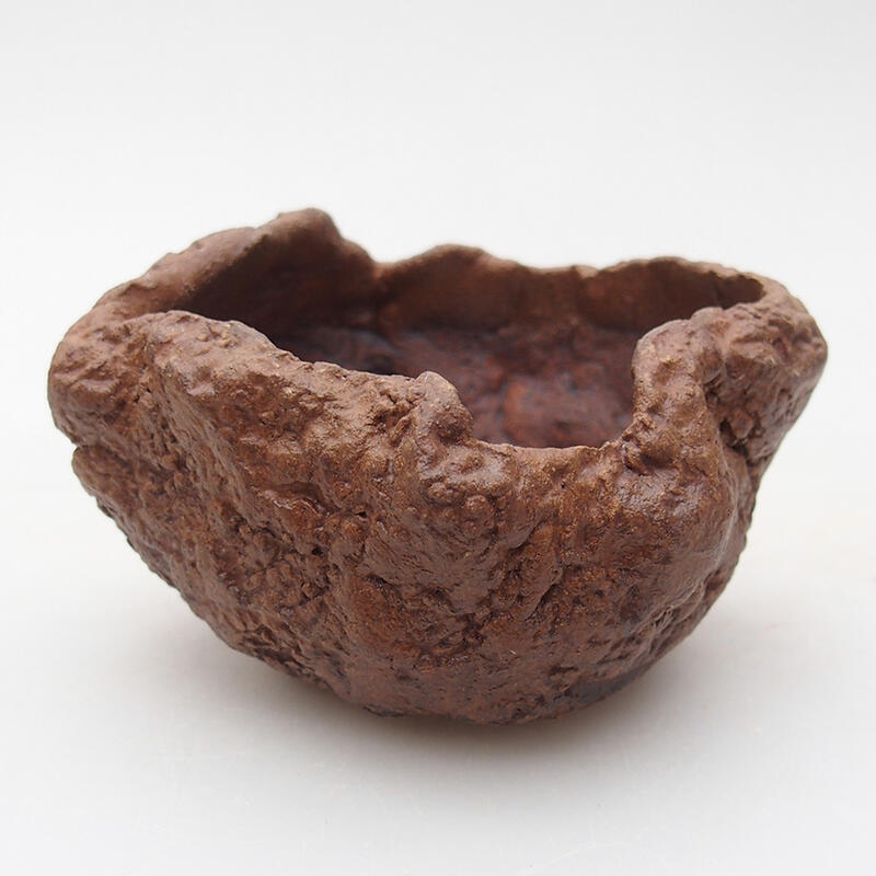 Keramikschale 8 x 7,5 x 5,5 cm, Farbe braun