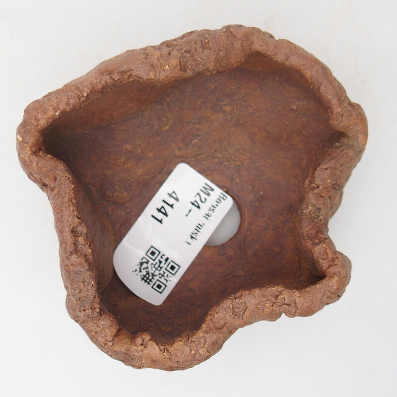 Keramikschale 8 x 7,5 x 5,5 cm, Farbe braun