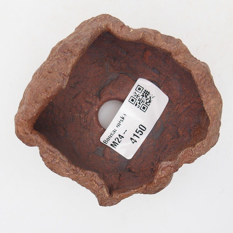 Keramikschale 8 x 7,5 x 5,5 cm, Farbe braun