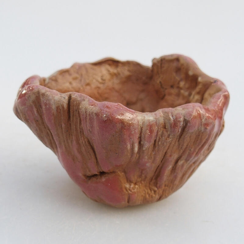 Keramikschale 8 x 7,5 x 6 cm, Farbe rosa