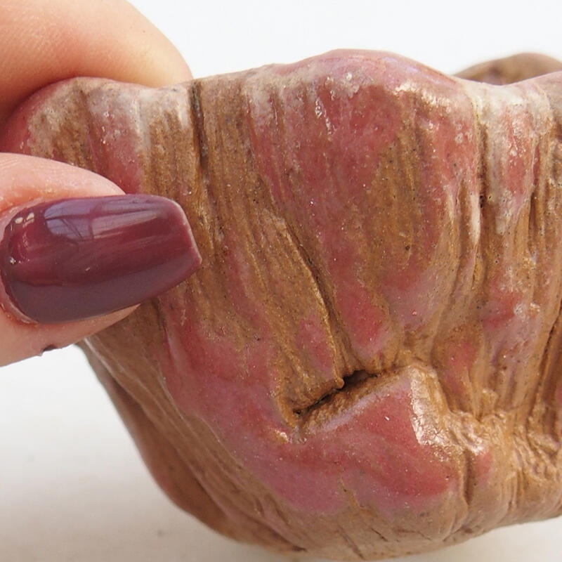 Keramikschale 8 x 7,5 x 6 cm, Farbe rosa