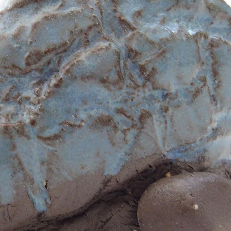 Keramikschale 8 x 7 x 4 cm, Farbe blau
