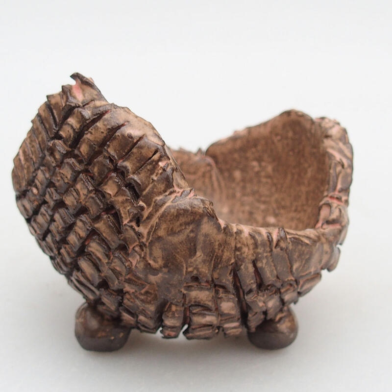 Keramikschale 8 x 8,5 x 7 cm, Farbe rosa