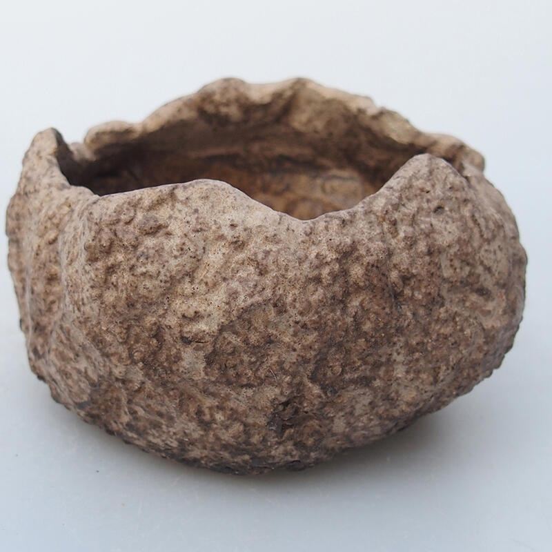 Keramikschale 8 x 8 x 5 cm, beige farbe