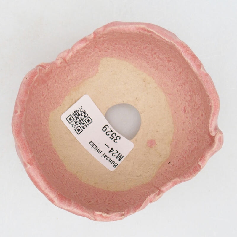 Keramikschale 8 x 8 x 6,5 cm, Farbe rosa