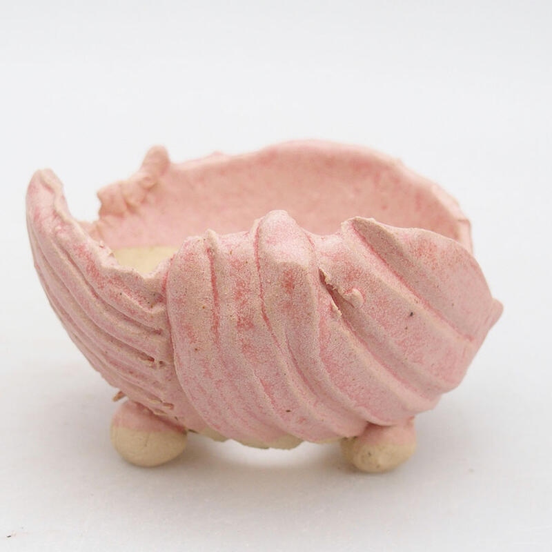 Keramikschale 9 x 8,5 x 5,5 cm, Farbe rosa