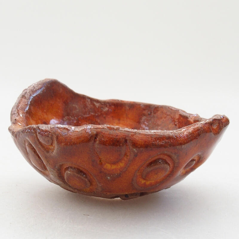 Keramikschale 9 x 8,5 x 5 cm, Farbe Orange