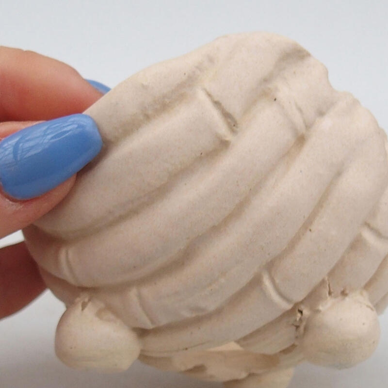 Keramikschale 9 x 8,5 x 7 cm, Farbe Beige