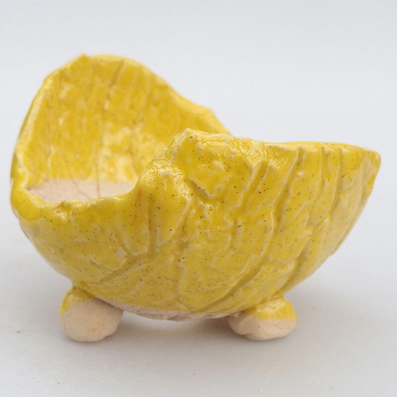 Keramikschale 9 x 8,5 x 7 cm, Farbe gelb