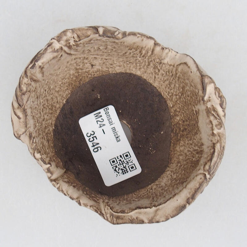 Keramikschale 9 x 8 x 5,5 cm, Farbe Beige