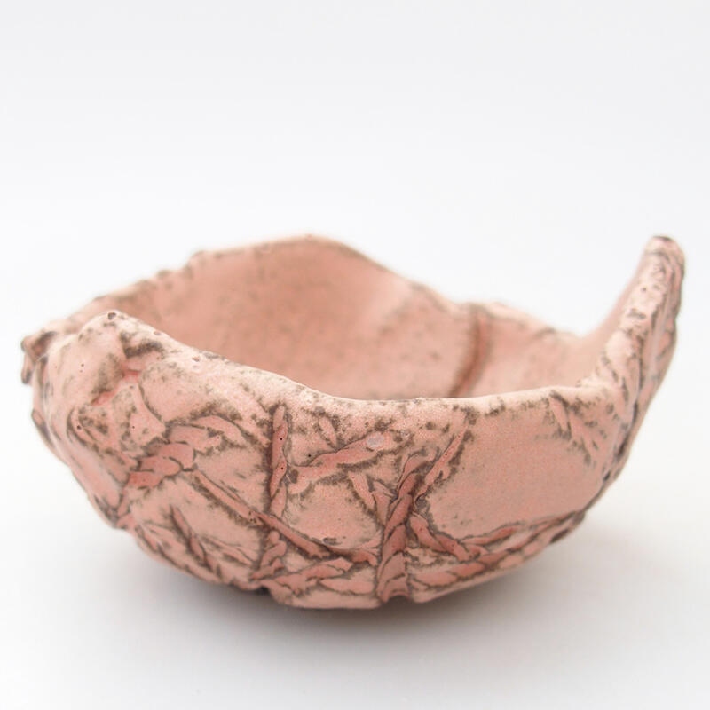 Keramikschale 9 x 8 x 5 cm, Farbe rosa