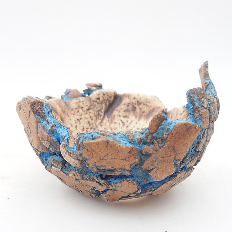 Keramikschale 9 x 8 x 6 cm, Farbe blau