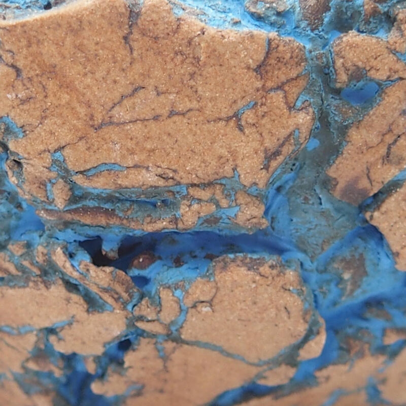 Keramikschale 9 x 8 x 6 cm, Farbe blau