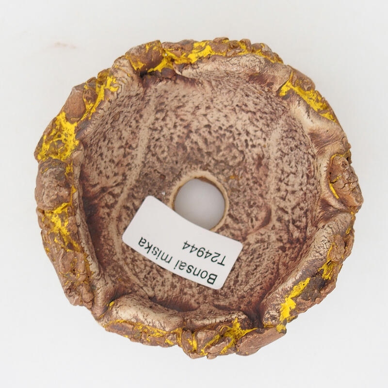 Keramikschale 9 x 9 x 5,5 cm, Farbe gelb