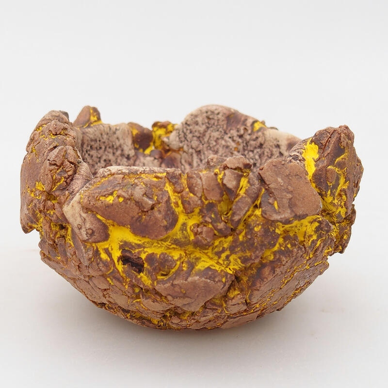 Keramikschale 9 x 9 x 5,5 cm, Farbe gelb