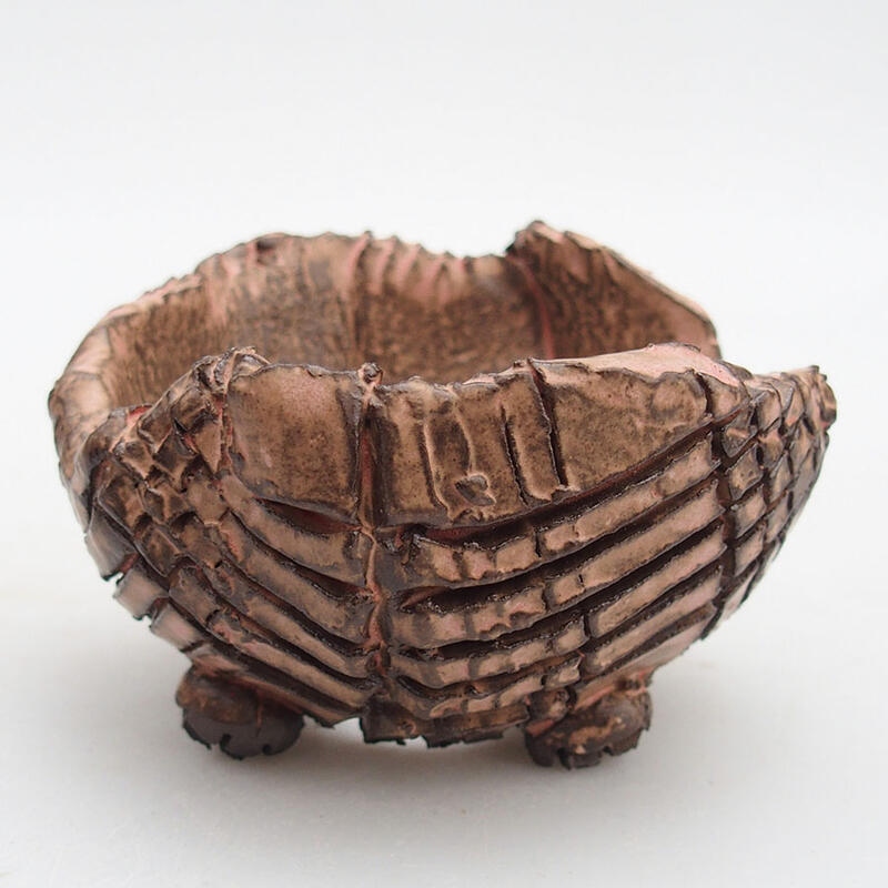 Keramikschale 9 x 9 x 6 cm, Farbe rosa
