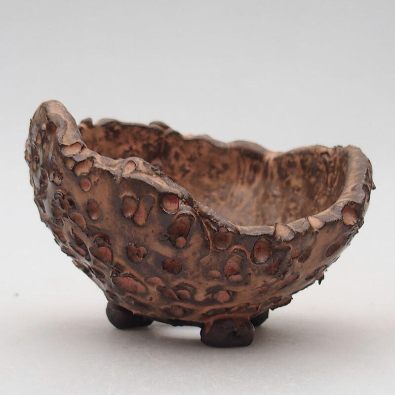 Keramikschale 9 x 9 x 6 cm, Farbe rosa