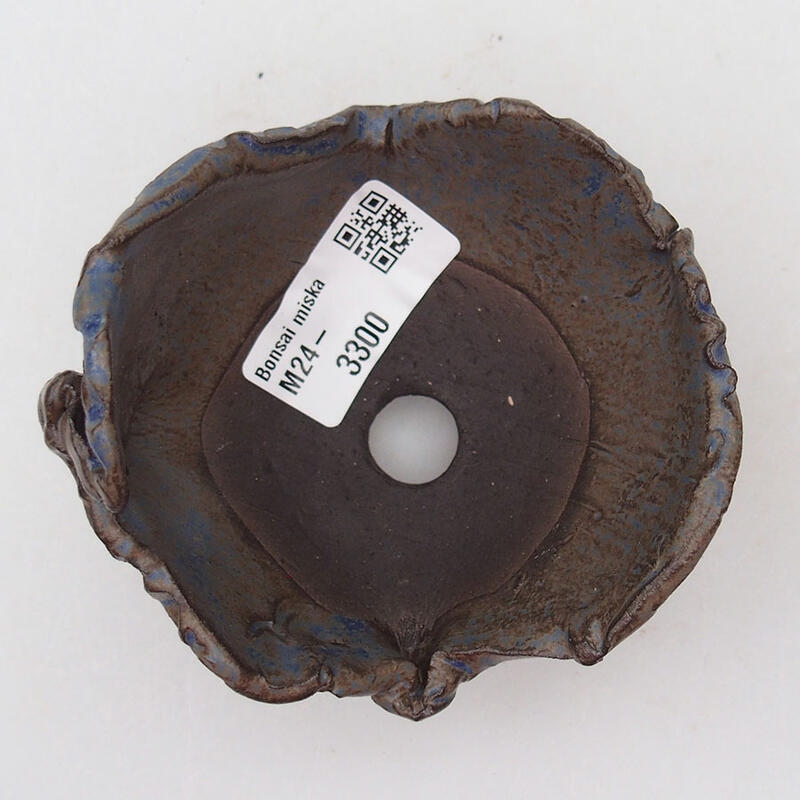 Keramikschale 9 x 9 x 7 cm, Farbe blau