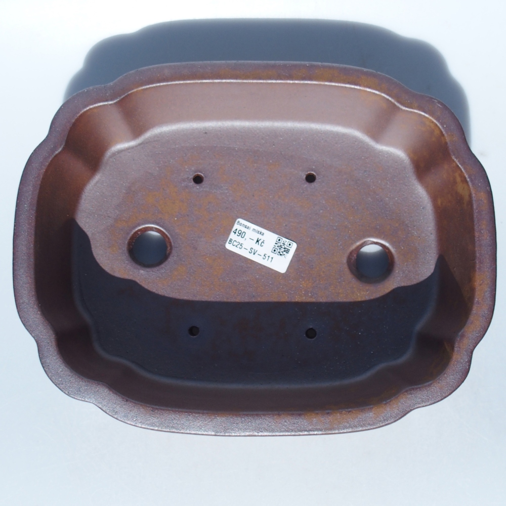 Schale 26 x 20,5 x 6,5 cm braun