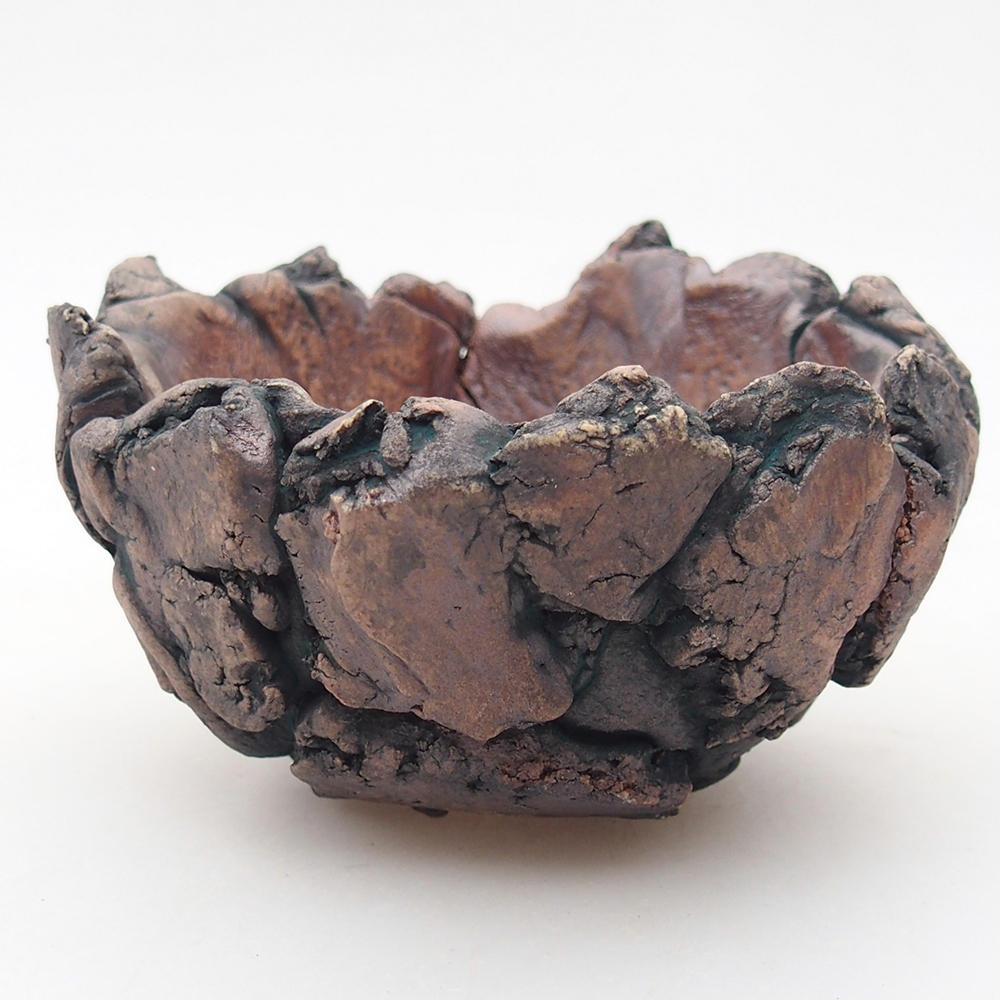 Keramikschale 9,5 x 9 x 6 cm , Farbe grün