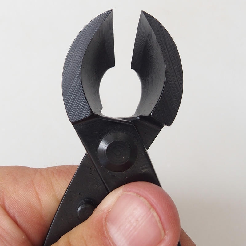 Konkavzange halbrund 205 mm - Carbon