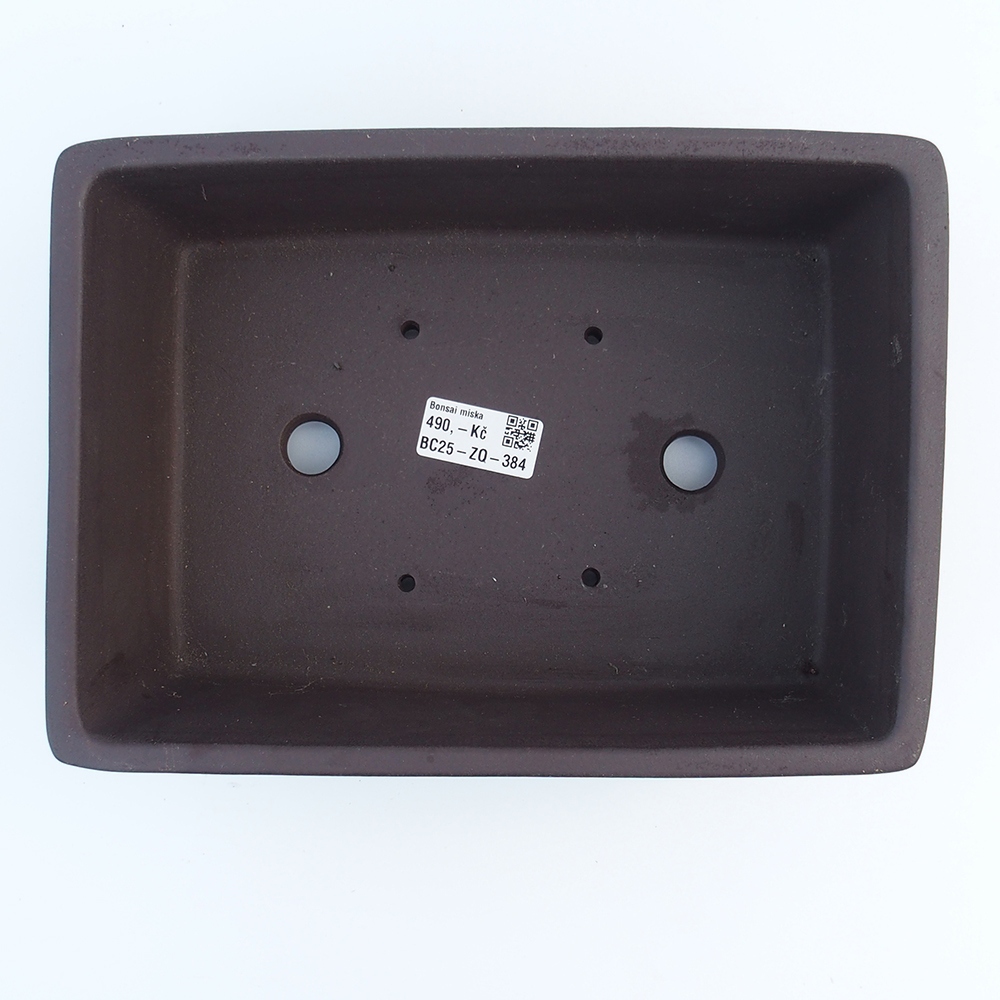 Schale 26 x 19 x 10 cm braun