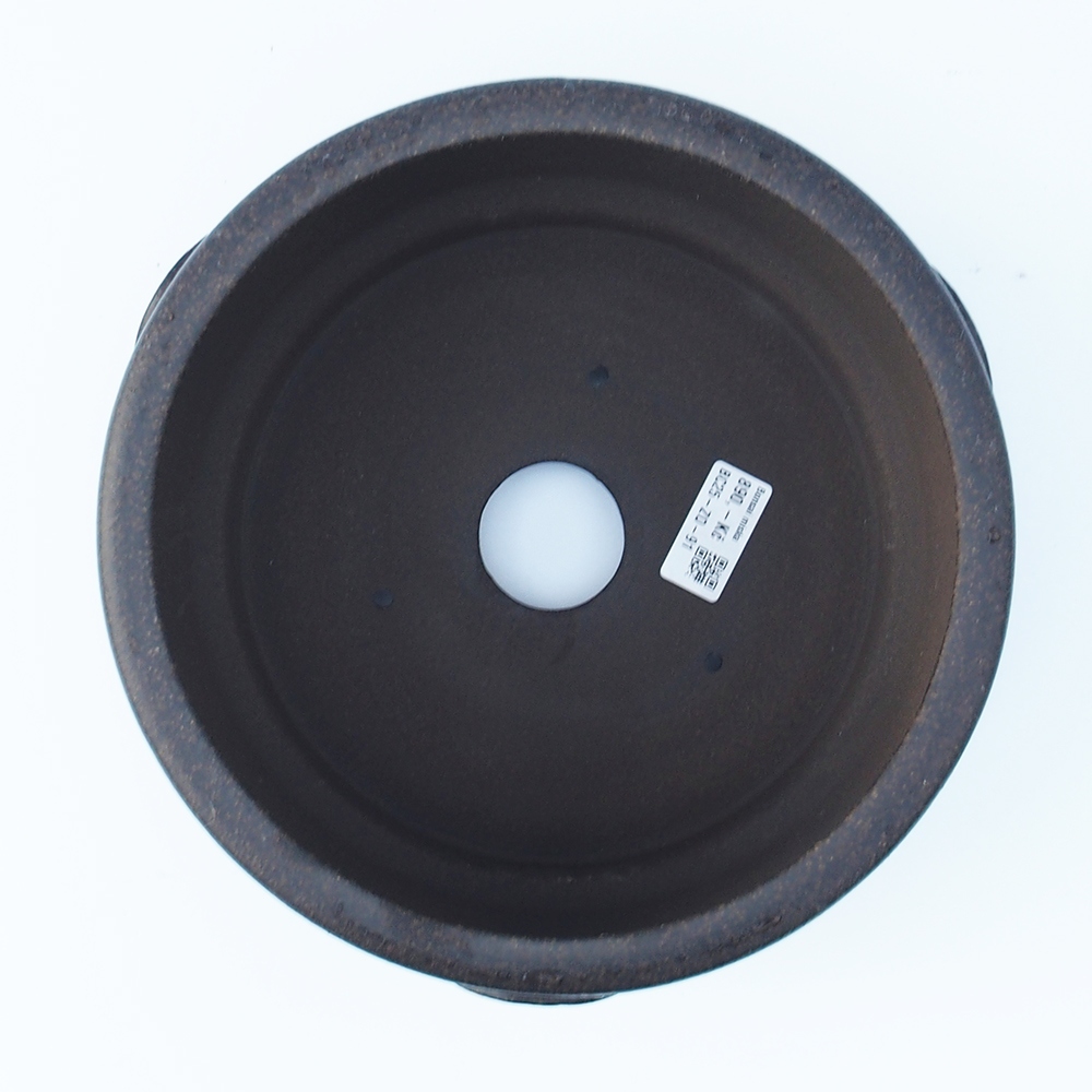 Schale 25 x 25 x 11,5 cm braun ocker