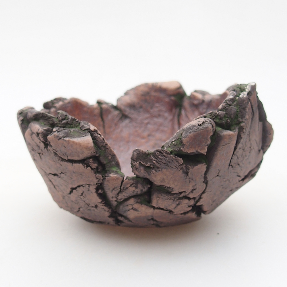 Keramische Schale 9,5 x 9,5 x 6 cm , Farbe grün